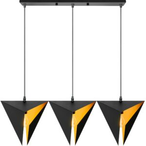 Toolight Trojúhelníková geometrická stropní lampa