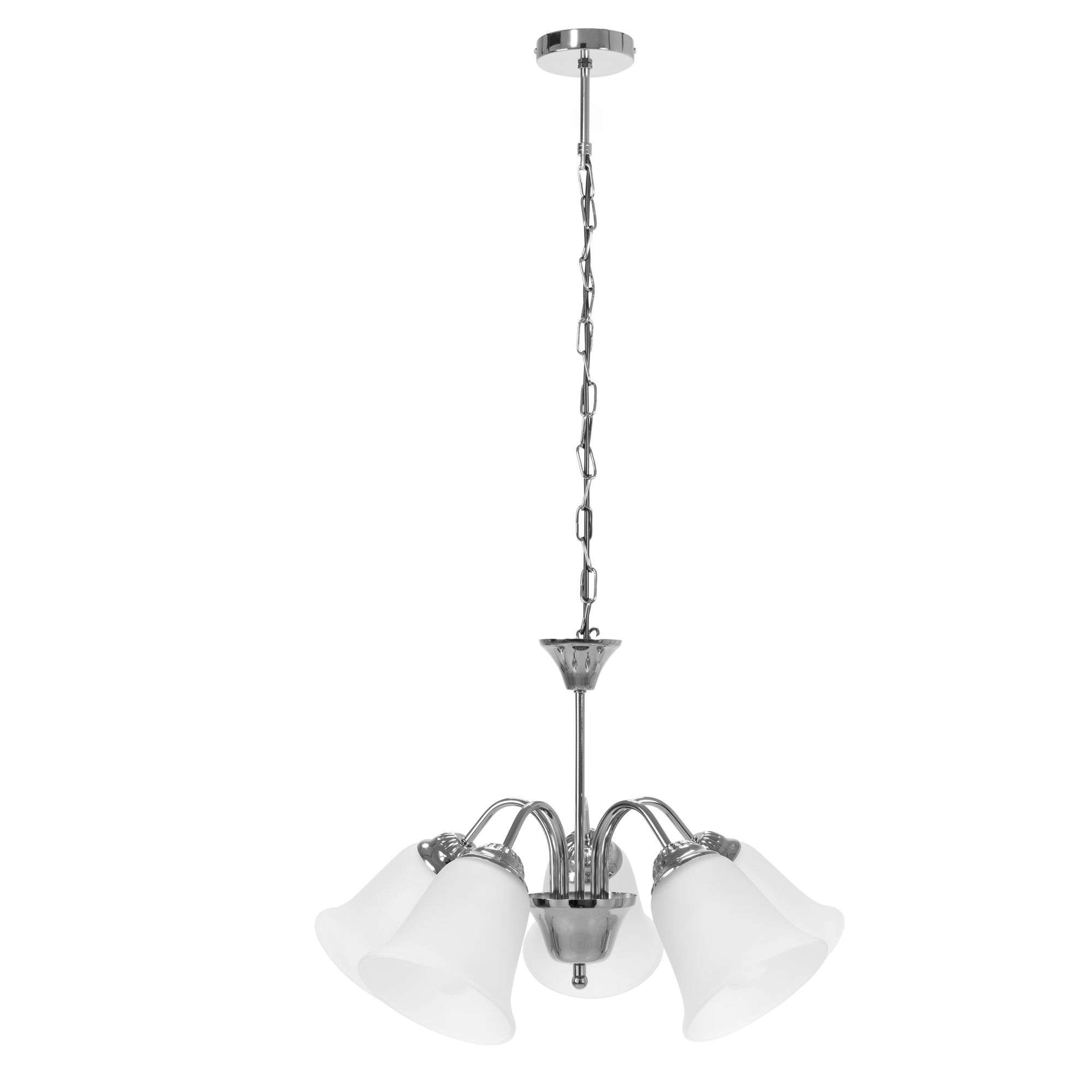 Toolight Vintage závěsná lampa APP960-5CP CHROM - Obrázek 2