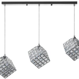 Toolight Závěsná lampa Glamour Cube APP723-3CP CHROM