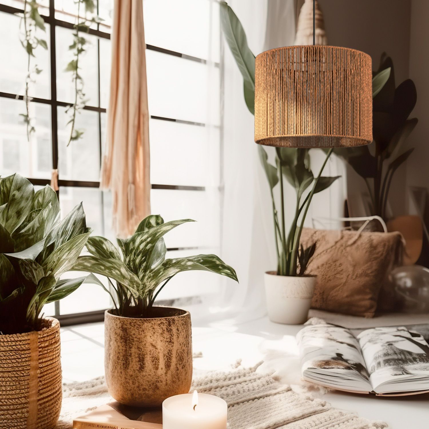Toolight Závěsné BOHO svítidlo APP1325-1CP - Obrázek 2