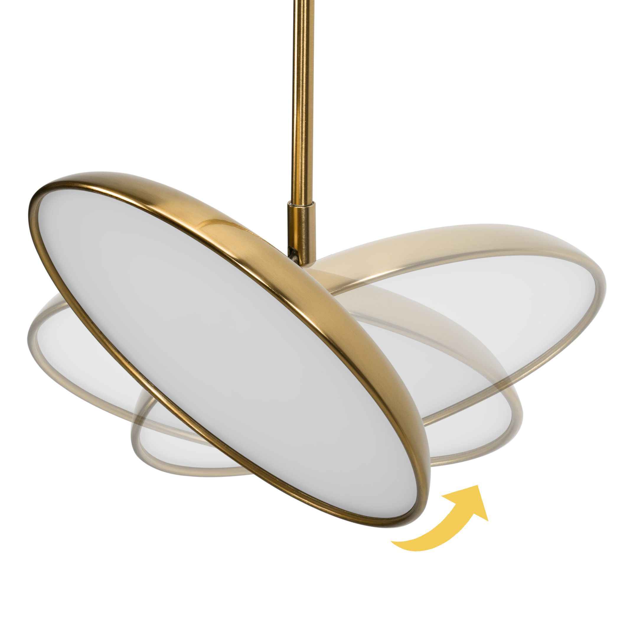 Toolight Závěsné LED osvětlení APP1281-CP Gold - Obrázek 2