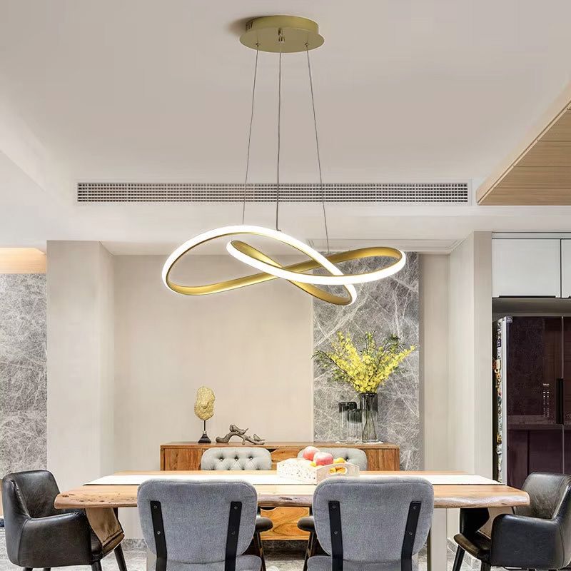 Toolight Závěsné moderní LED osvětlení APP1601-CP Gold - Obrázek 2