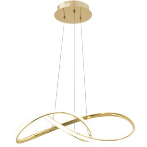 Toolight Závěsné moderní LED osvětlení APP1601-CP Gold