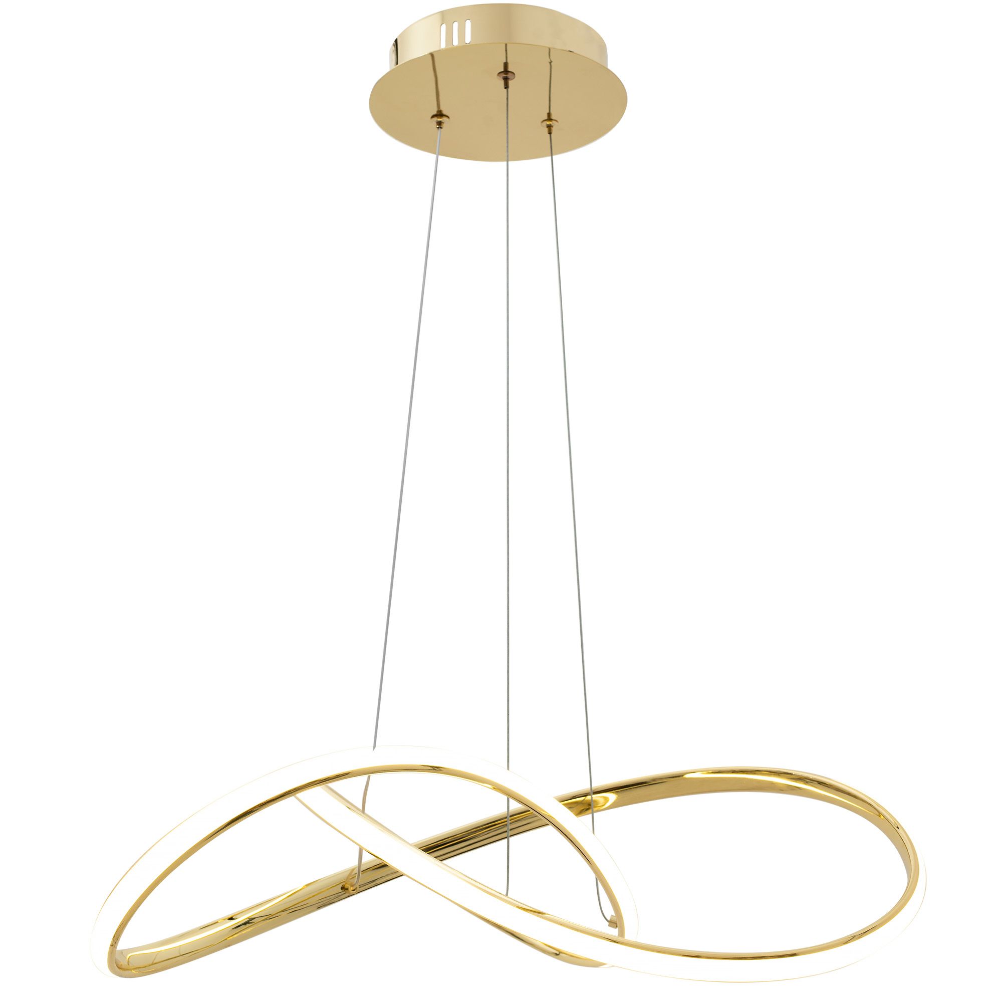 Toolight Závěsné moderní LED osvětlení APP1601-CP Gold