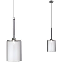 Toolight Závěsné skleněné osvětlení APP1702-1CP GREY B