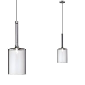 Toolight Závěsné skleněné osvětlení APP1703-1CP GREY C