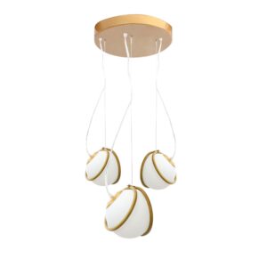 Toolight Závěsné svítidlo APP1090-3 CP Gold