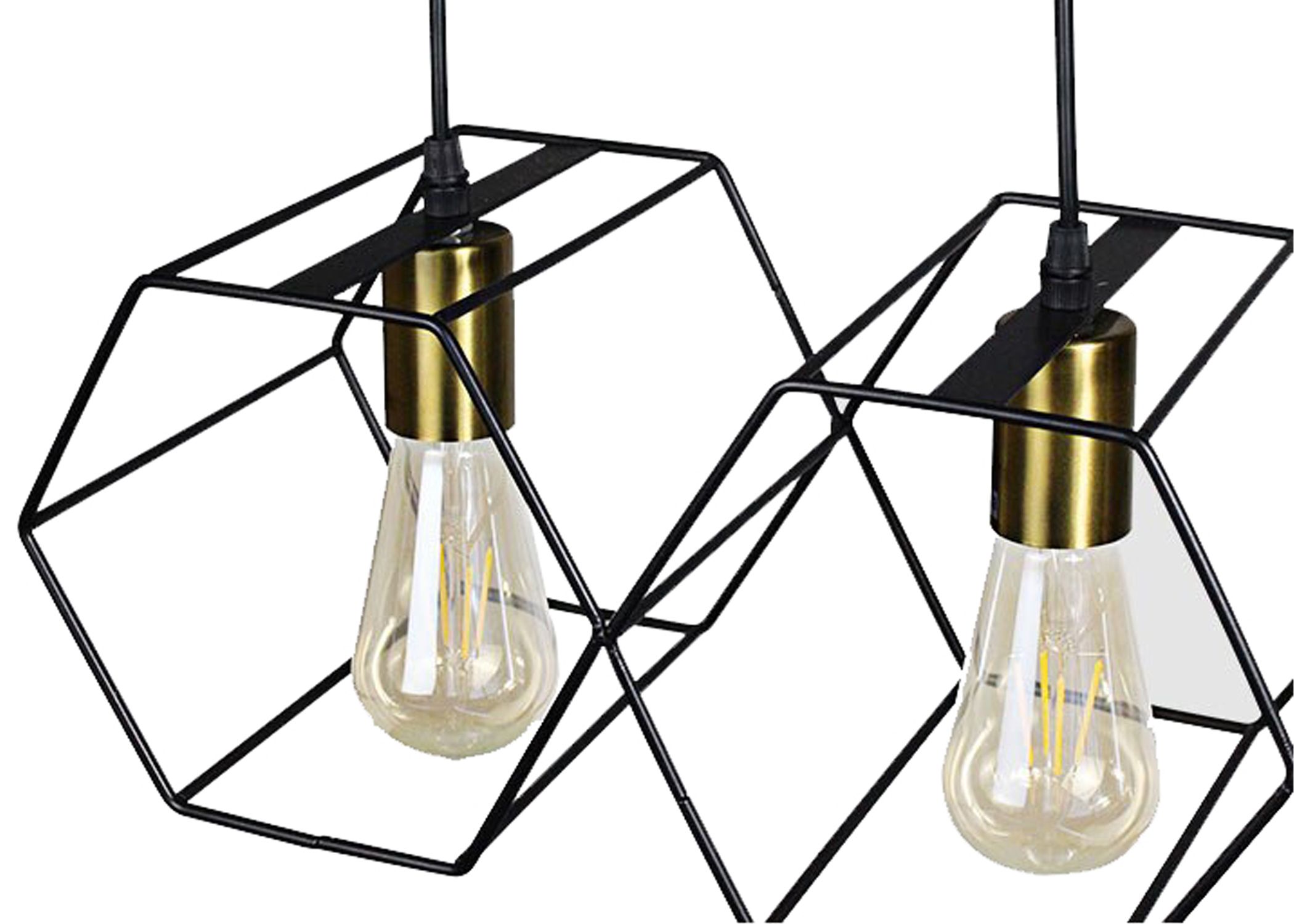 Toolight Závěsné svítidlo s APP1132-3CP Black Gold - Obrázek 2