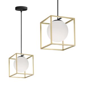 Toolight Závěsné svítidlo s APP1165-1CP GOLD WHITE