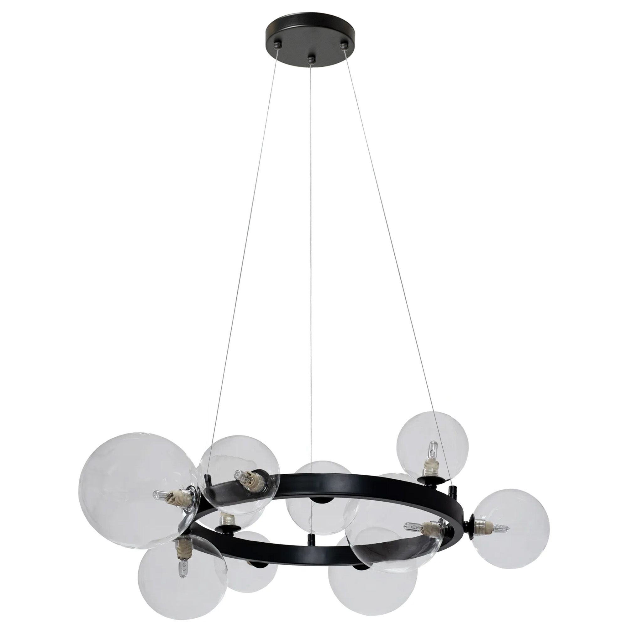 Toolight závěsné svítidlo APP1159-10CP Black