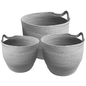 Tutumi Přírodní koš BOHO - sada 3 ks HOM-02808