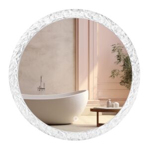 Tutumi Zrcadlo ⌀60 cm s regulovatelným LED osvětlením HOM-01502