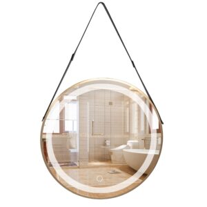 Tutumi Zrcadlo ⌀60 cm s regulovatelným LED osvětlením HOM-01504