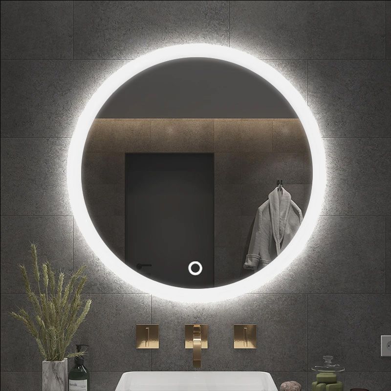 Tutumi Zrcadlo ⌀90 cm s regulovatelným LED osvětlením HOM-04400 - Obrázek 2