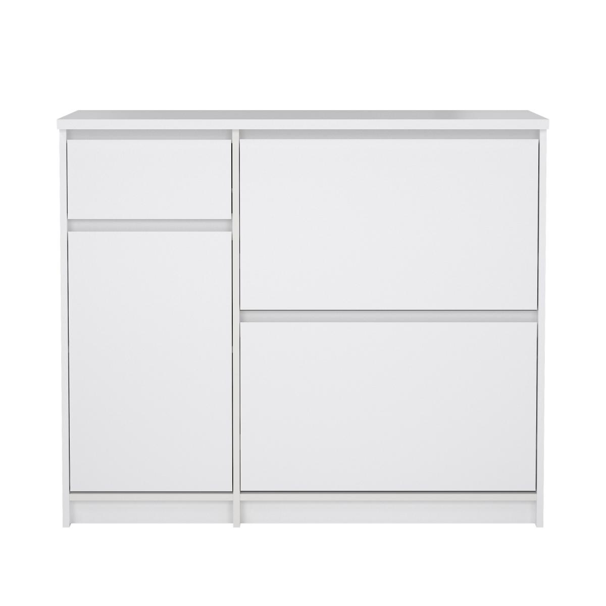 Tvilum Botník Simplicity 206 bílý lesk - Obrázek 2
