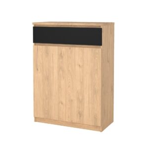 Tvilum Botník Simplicity 209 jackson hickory/černý mat