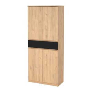Tvilum Botník Simplicity 210 jackson hickory/černý mat