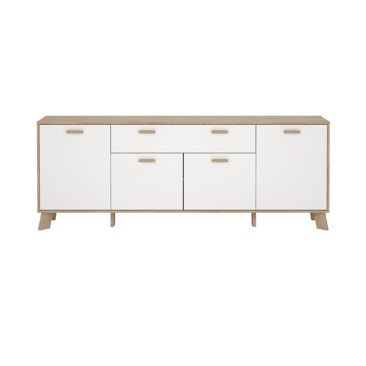 Tvilum Komoda Iker 714 jackson hickory/bílá - Obrázek 2