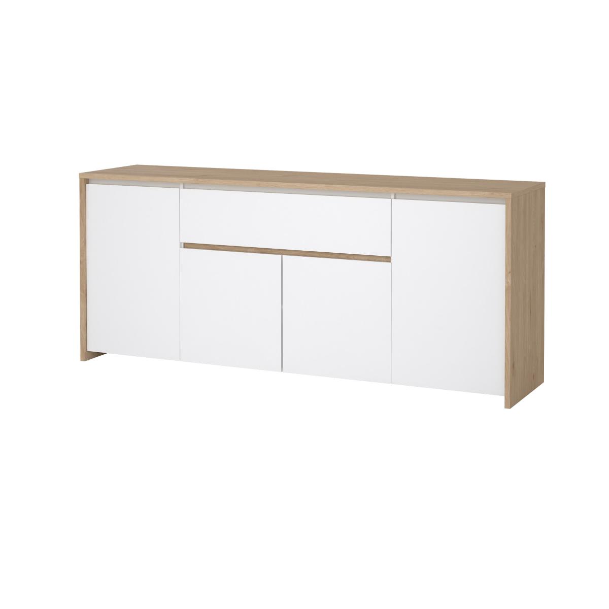 Tvilum Komoda Nerea 316 jackson hickory/bílý lesk