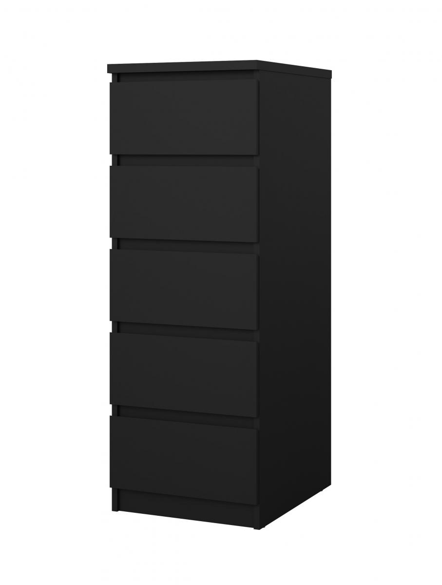 Tvilum Komoda Simplicity 233 černý MAT
