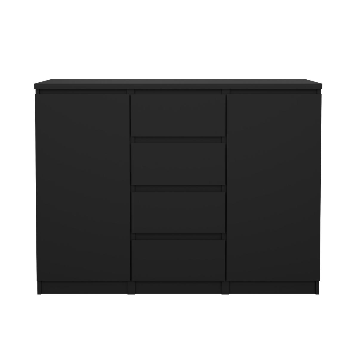 Tvilum Komoda Simplicity 236 černý MAT - Obrázek 2