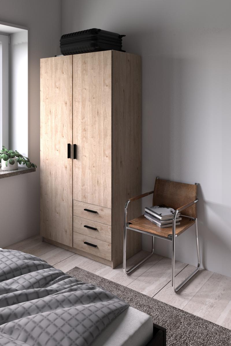 Tvilum Šatní skříň Spike 084 jackson hickory - Obrázek 2