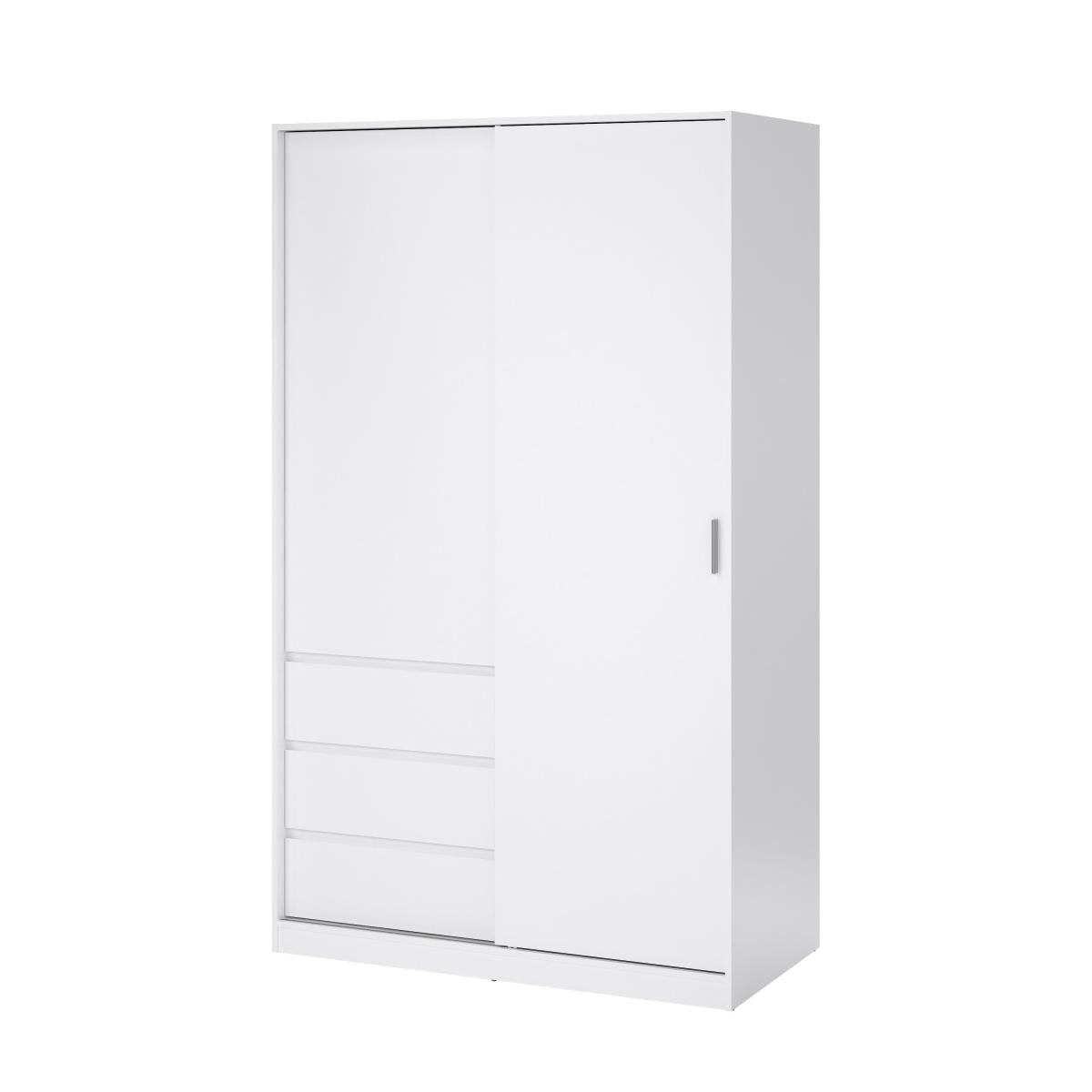 Tvilum Skříň Simplicity 146 bílý lesk