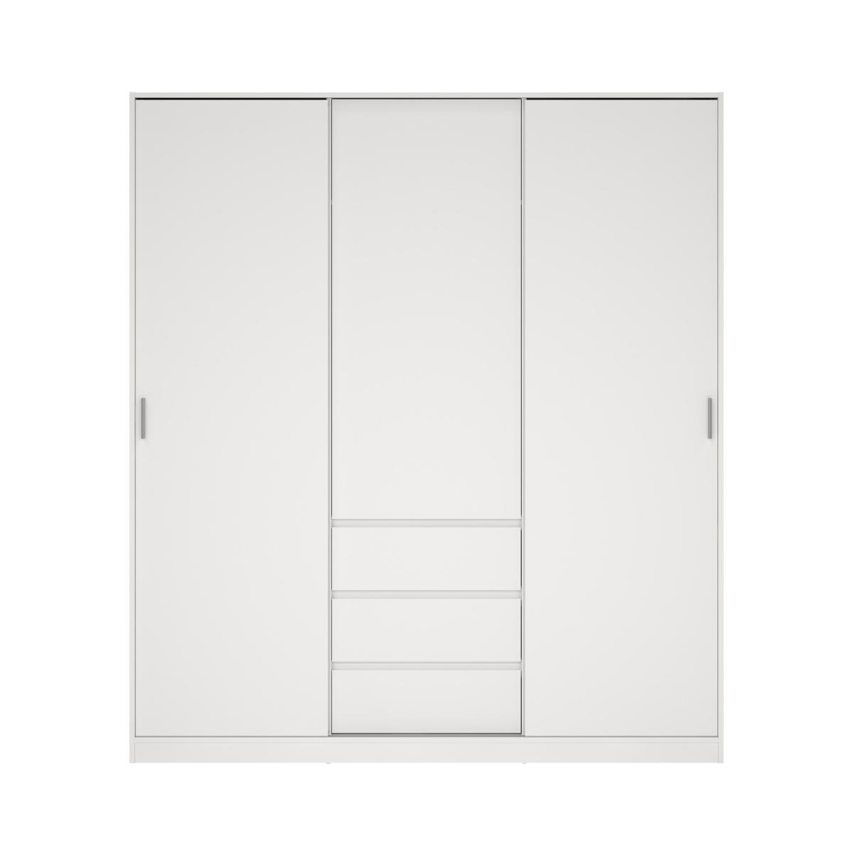 Tvilum Skříň Simplicity 148 bílá - Obrázek 2
