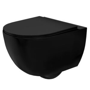 Závěsná WC mísa se SoftClose sedátkem REA CARLO MINI RIMLESS Flat