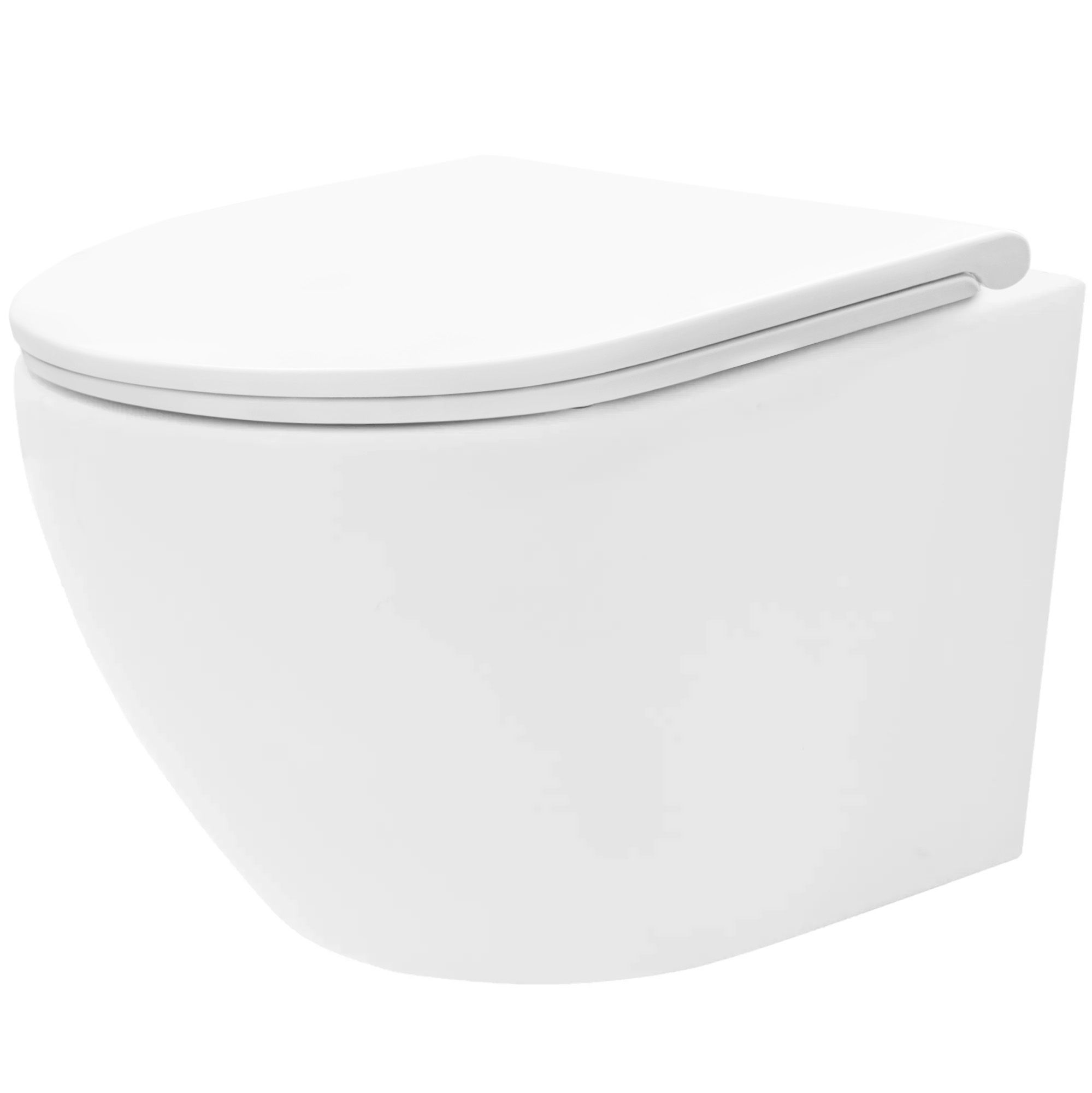 Závěsná WC mísa se sedátkem REA Carlo Mini Tornado Rimless Flat Pro - Obrázek 2