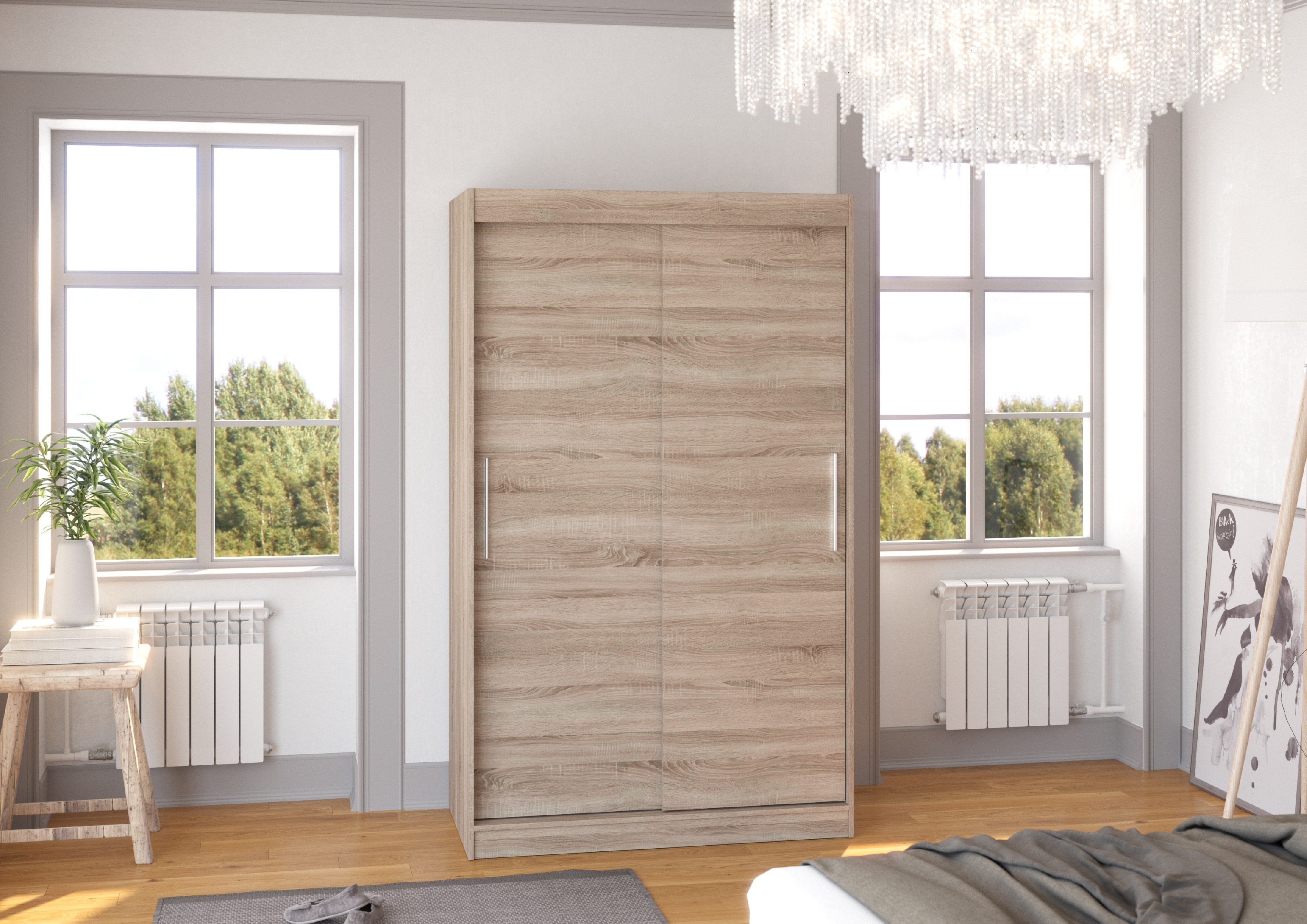 ADRK Šatní skříň posuvná COLLIN T 120