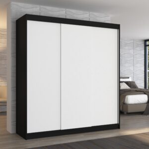 ADRK Šatní skříň posuvná MEGAN B-W 200