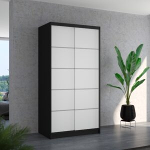 ADRK Šatní skříň posuvná RIVA B-W 100