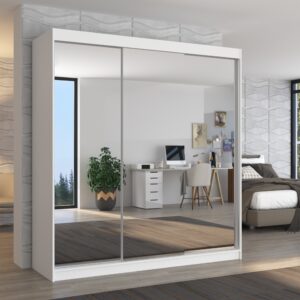 ADRK Šatní zrcadlová skříň posuvná AUSTIN W 200