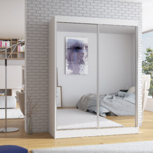 ADRK Šatní zrcadlová skříň posuvná FLOREST W 150