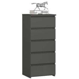 Ak furniture Komoda CL5 40 cm grafitově šedá