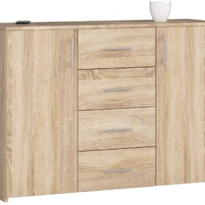 Ak furniture Komoda Torvi K 110 cm dub sonoma