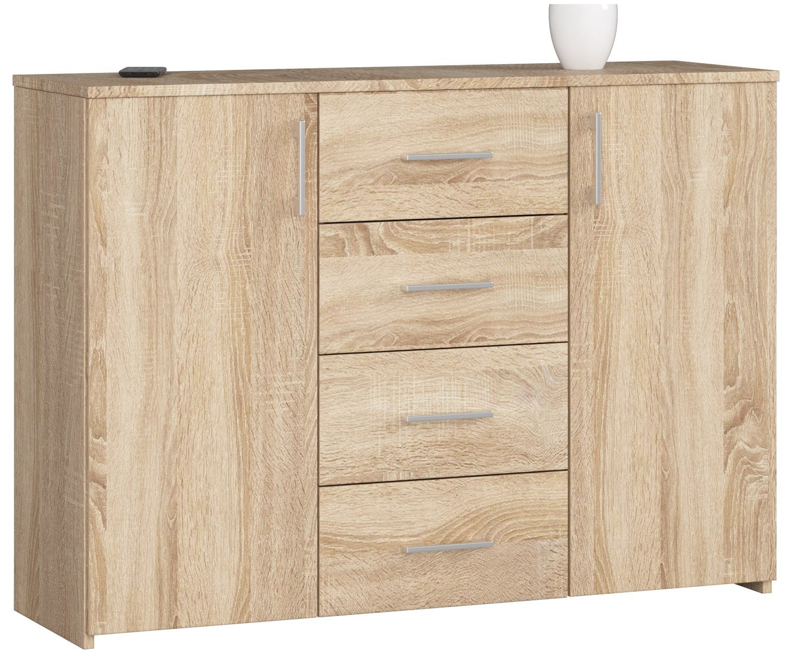 Ak furniture Komoda Torvi K 110 cm dub sonoma