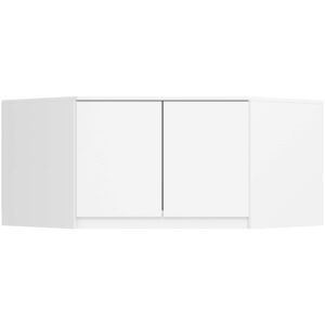 Ak furniture Nástavec na rohovou šatní skříň CLP 100 cm bílý