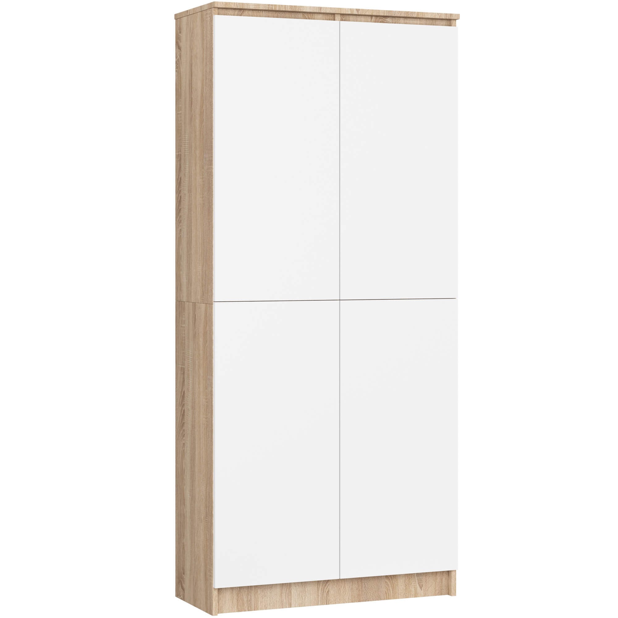 Ak furniture Skříň Rexa III 80 cm dub sonoma/bílá