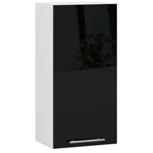 Ak furniture Závěsná kuchyňská skříňka Olivie W 40 cm bílo-černá