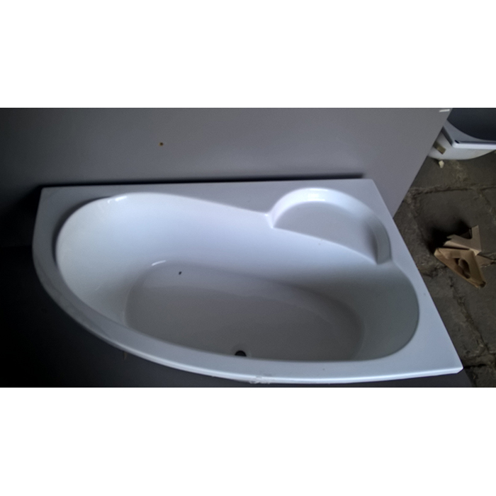 BPS-koupelny Akrylátová vana PRAVÁ Rena 150x95 - Obrázek 2