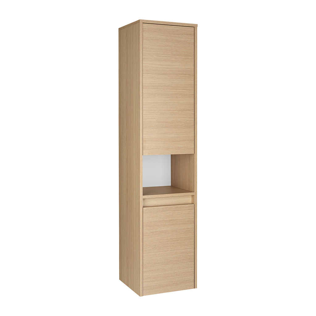 BPS-koupelny Doplňková koupelnová skříňka vysoká Arwood DL V 35 P/L