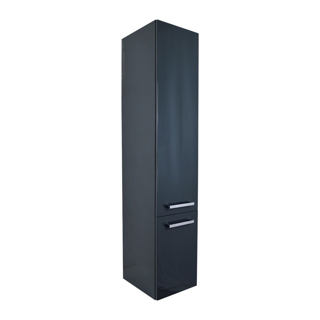 BPS-koupelny Doplňková koupelnová skříňka vysoká Vermont antracit V47 30 cm - Poškozeno