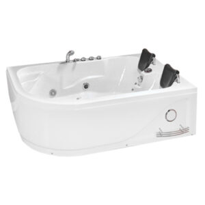BPS-koupelny Hydromasážní vana HYD-CA631LH 180x120 LEVÁ s ohřevem vody