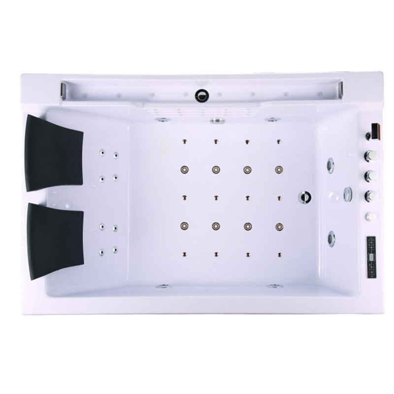 BPS-koupelny Hydromasážní vana HYD-FE606BH-L 180x120 LEVÁ s ohřevem vody - Obrázek 2