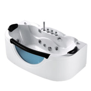 BPS-koupelny Hydromasážní vana HYD-PA924 160x88 s ohřevem vody