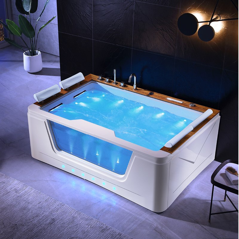 BPS-koupelny Hydromasážní vana HYD-ZE934 192x131 s ohřevem vody - Obrázek 2