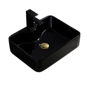 BPS-koupelny Keramické umyvadlo na desku HYD-EE-BL-480 48x37 cm