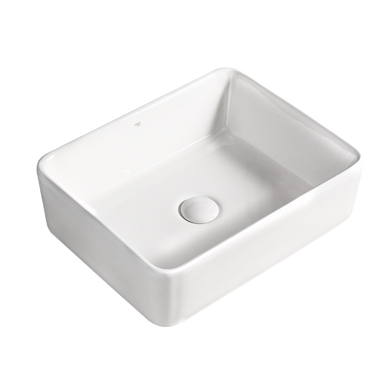 BPS-koupelny Keramické umyvadlo na desku HYD-LO-WH-480 48x37 cm